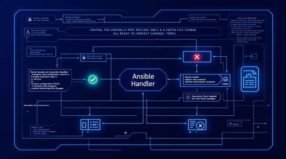 Handlers в Ansible: как перезапускать сервис только при реальном изменении